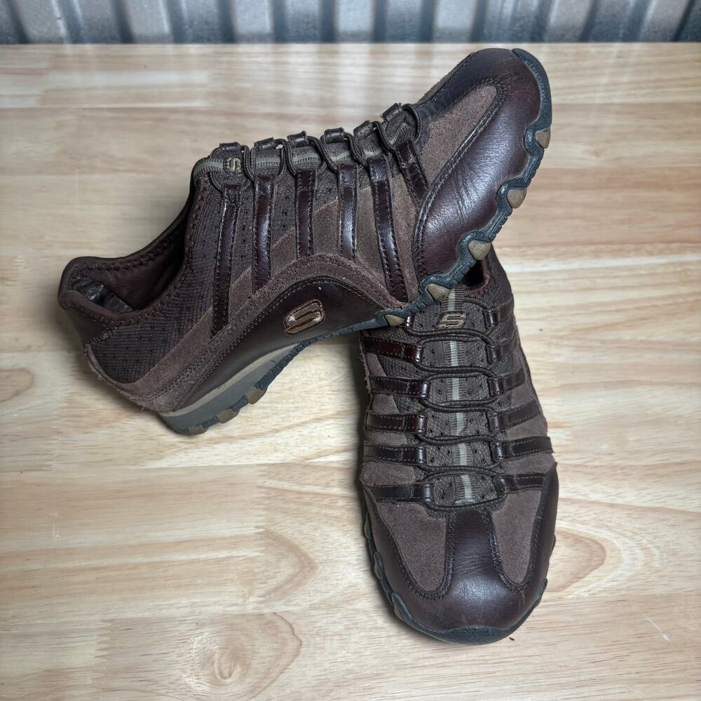 Grandma Core Brown Skechers Cutesy Gorp Core Granola Girl Casual Sneakers